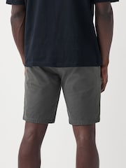 Charcoal Grey Slim Fit Stretch Chinos Shorts - Image 2 of 4