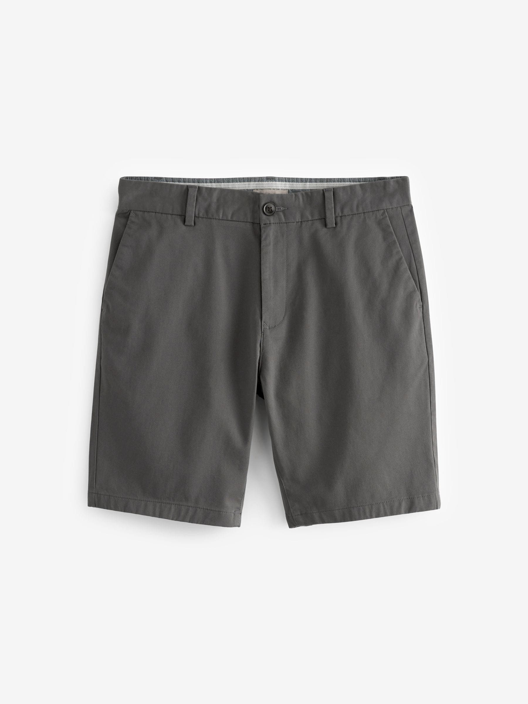 Buy Charcoal Grey Slim Fit Stretch Chinos Shorts from Next USA