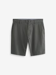 Charcoal Grey Slim Fit Stretch Chinos Shorts - Image 4 of 4