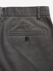 Charcoal Grey Slim Fit Stretch Chinos Shorts - Image 7 of 9