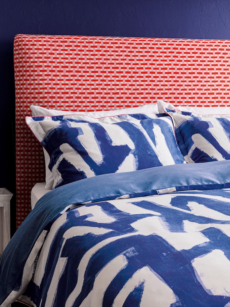 Harlequin Lapis 100% Cotton Thicket Duvet Cover and Pillowcase Set - Image 2 of 5
