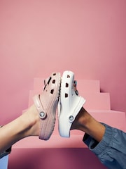 Branco - Tamancos clássicos unissex Crocs Kids - Imagem 4 de 8