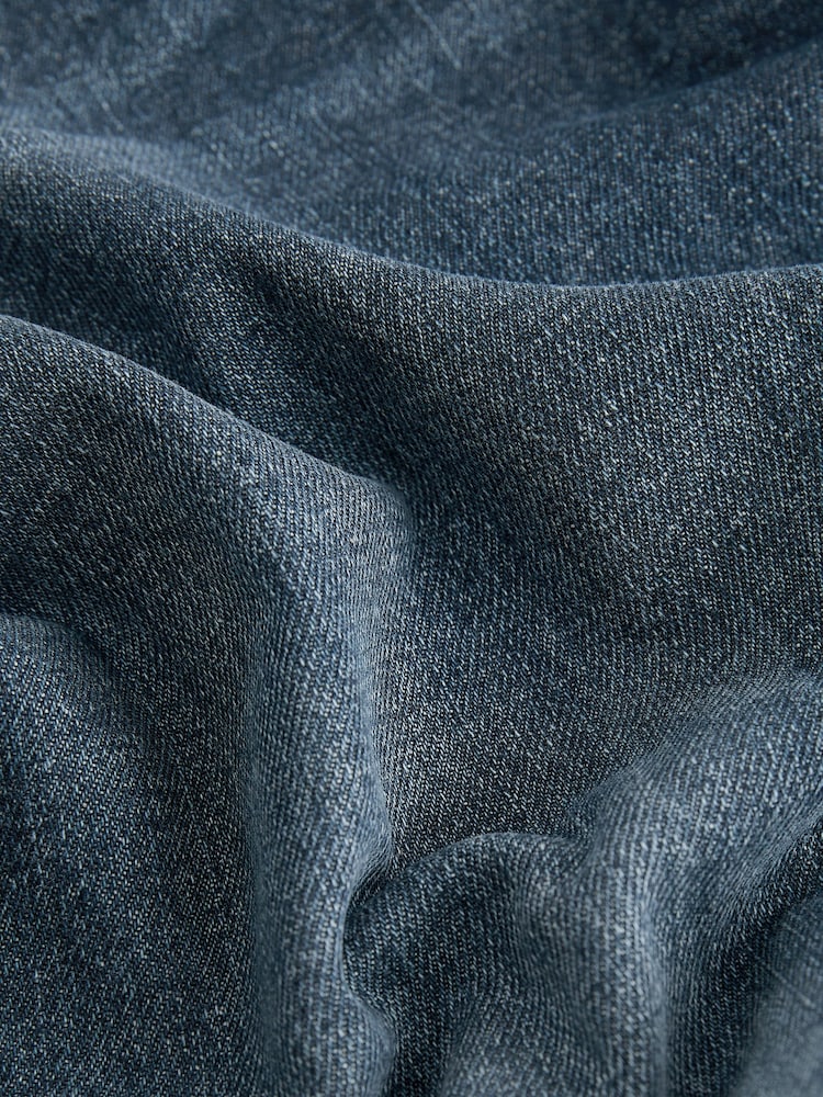 Bleu moyen - Jean authentique 100% coton - Image 7 of 10