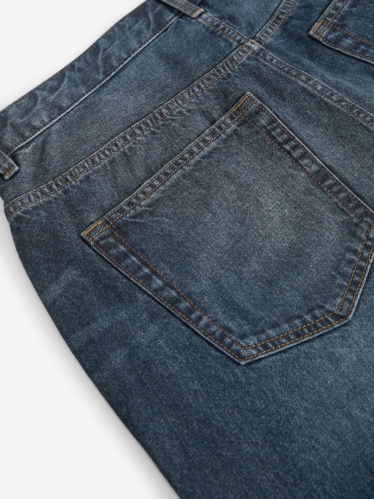 Bleu moyen - Jean authentique 100% coton - Image 8 of 10