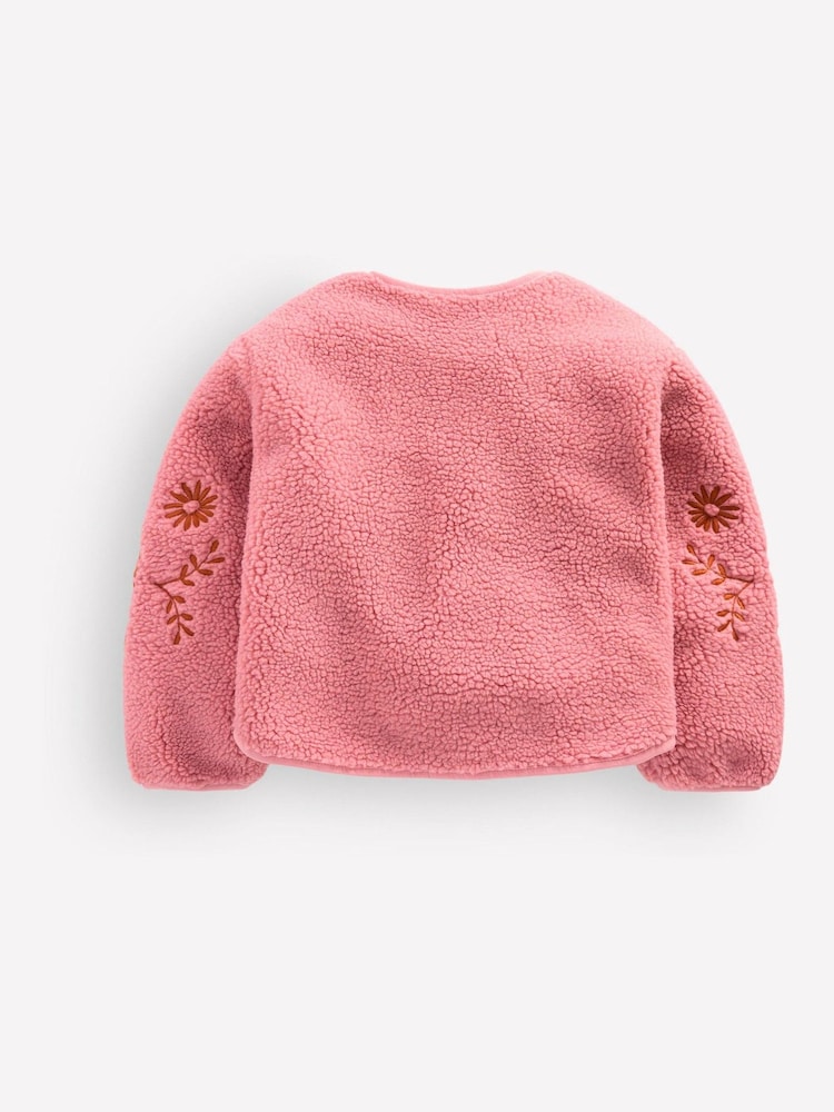 Boden Pink Pretty Borg Jacket - Image 2 of 3 Boden Pink Pretty Borg Jacket - Image 2 of 3