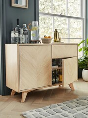 Natural Anderson Oak Effect Small Sideboard - Image 1 of 10