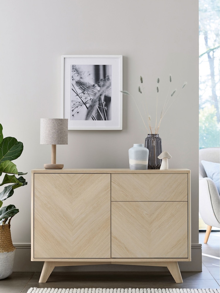 Natural Anderson Oak Effect Small Sideboard - Image 2 of 10