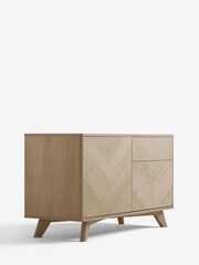 Natural Anderson Oak Effect Small Sideboard - Image 8 of 10