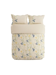 Sanderson Blue Kingfisher & Flower Duvet Cover and Pillowcase Set - Image 4 of 5