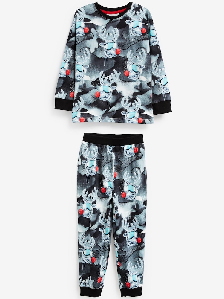 Черно-белая олень - Christmas Pyjamas (3-16yrs) - Изображение 1 из 3