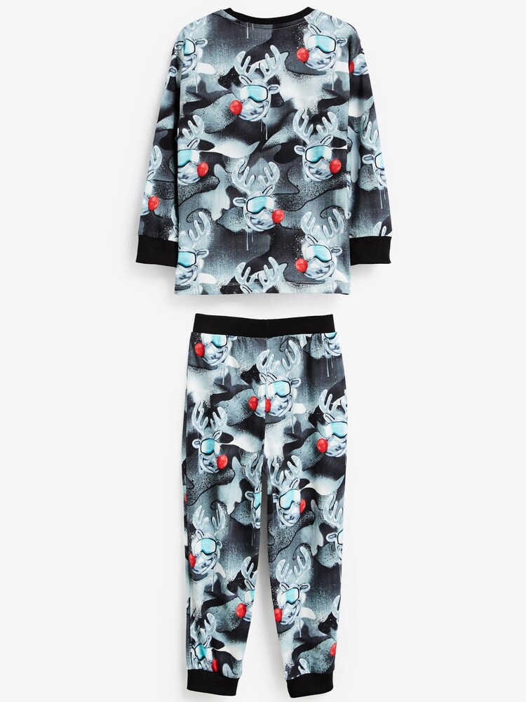 Черно-белая олень - Christmas Pyjamas (3-16yrs) - Изображение 2 из 3