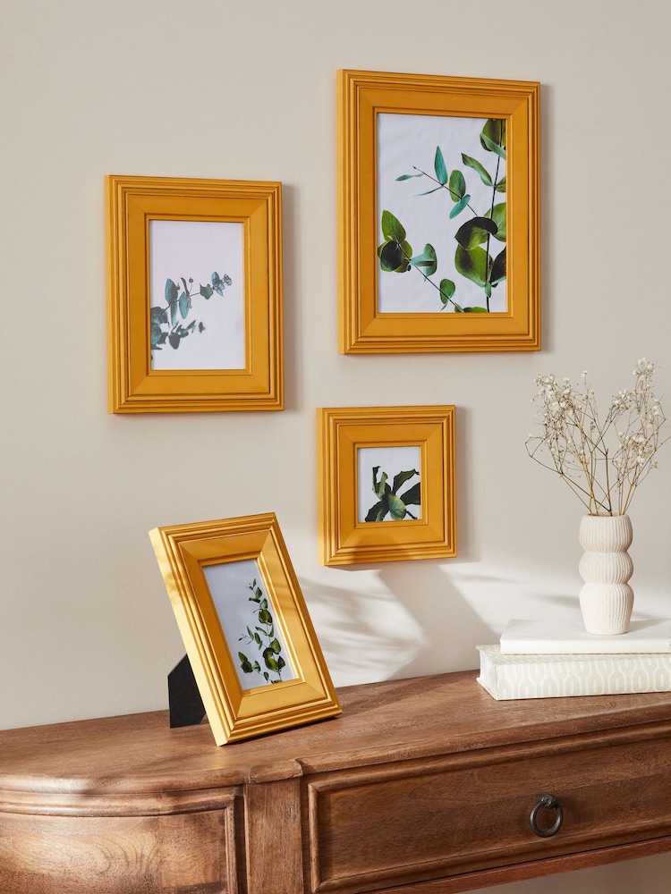 Yellow Wolton Wood Photo Frame - Image 2 of 5