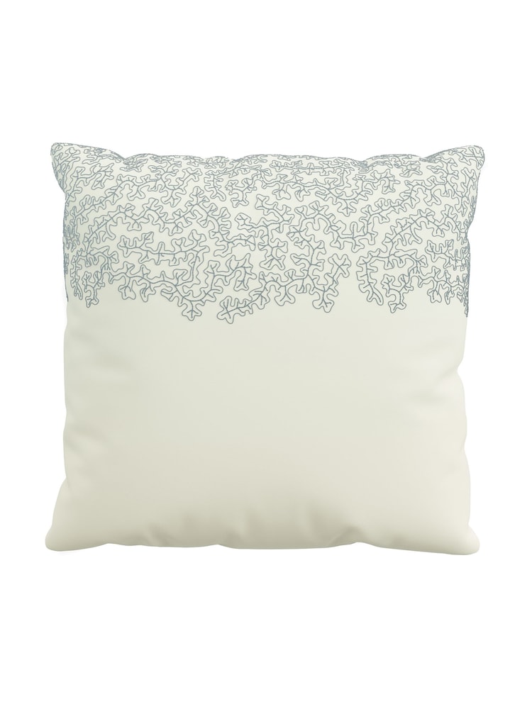 Sanderson Blue Grey Woodland Chorus Square 100% Cotton Pillowcase Pair - Image 3 of 3