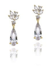 Ivory & Co Gold Harrogate Classic Crystal Drop Earring - Image 1 of 5