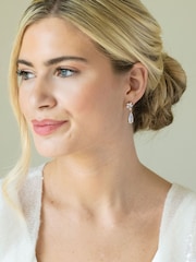Ivory & Co Gold Harrogate Classic Crystal Drop Earring - Image 2 of 5