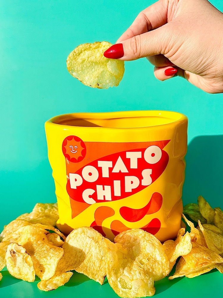 ban.do Potato Chips Ceramic Vase - Image 2 of 4 ban.do Potato Chips Ceramic Vase - Image 2 of 4