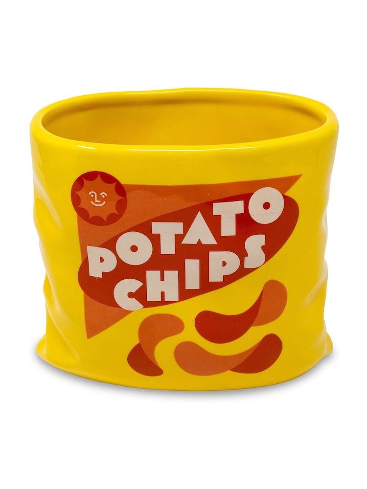 ban.do Potato Chips Ceramic Vase - Image 4 of 4 ban.do Potato Chips Ceramic Vase - Image 4 of 4