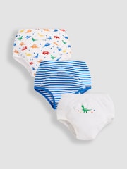 JoJo Maman Bébé Dinosaur 3-Pack Training Pants - Image 1 of 4