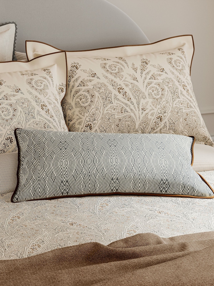 Bedeck of Belfast Charcoal Umma Cushion - Image 1 of 4