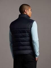 Lyle & Scott Wadded Quilted Gilet - Image 2 of 5