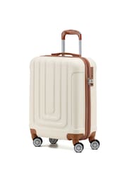 Flight Knight 55x40x20cm Ryanair Priority 8 Wheel ABS Hard Case Cabin Carry On Hand Luggage - Image 1 of 6