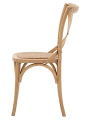 Gallery Home Natural Rattan Boston Chair Set of 2 - Image 8 of 9
