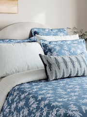 Bedeck of Belfast Chambray 100% Cotton Zayda Duvet Cover and Pillowcase Set - Image 2 of 4