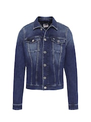 Tommy Jeans Blue Vivianne Slim Denim Trucker Jacket - Image 4 of 4