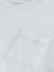 Blue Texture Relax Fit Textured T-Shirt (3-16yrs) - Image 3 of 3