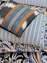 Bedeck of Belfast Blue Kotana Pillowcase 100% Cotton Pair - Image 1 of 3