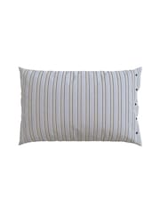 Bedeck of Belfast Blue Kotana Pillowcase 100% Cotton Pair - Image 2 of 3
