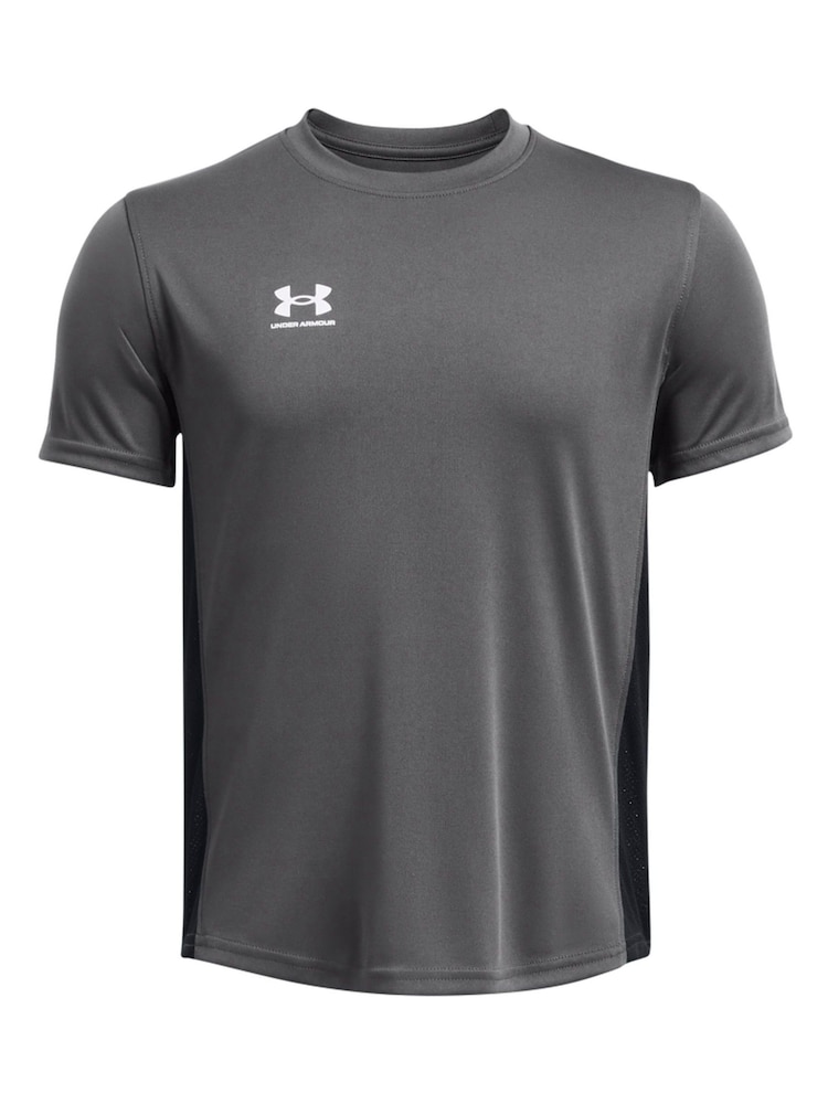 Under Armour Grey Challenger Train Short Sleeve T-Shirt - Image 1 of 2 Under Armour Grey Challenger Train Short Sleeve T-Shirt - Image 1 of 2