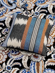 Bedeck of Belfast Midnight Kotana 100% Cotton Cushion - Image 1 of 5
