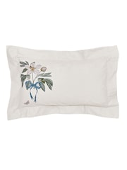 Sanderson Quince Chalk Cupids Beau 100% Cotton Duvet Cover and Pillowcase Set - Image 4 of 5