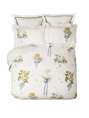 Sanderson Quince Chalk Cupids Beau 100% Cotton Duvet Cover and Pillowcase Set - Image 5 of 5