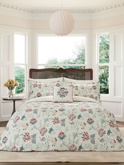 V&A Teal Palampore 100% Cotton Duvet Cover and Pillowcase Set - Image 1 of 5
