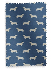 Emily Bond Indigo Blue 100% Cotton Peggy Made to Measure Roman Blinds - Image 5 of 5