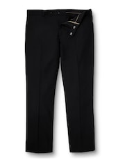 Charles Tyrwhitt Black Slim Fit Natural Stretch Twill Suit Trousers - Image 4 of 5