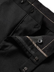 Charles Tyrwhitt Black Slim Fit Natural Stretch Twill Suit Trousers - Image 5 of 5
