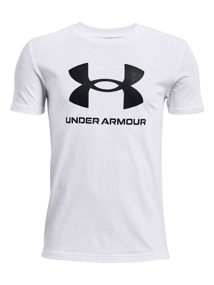 Under Armour White Sportstyle Logo T-Shirt - Image 1 of 2