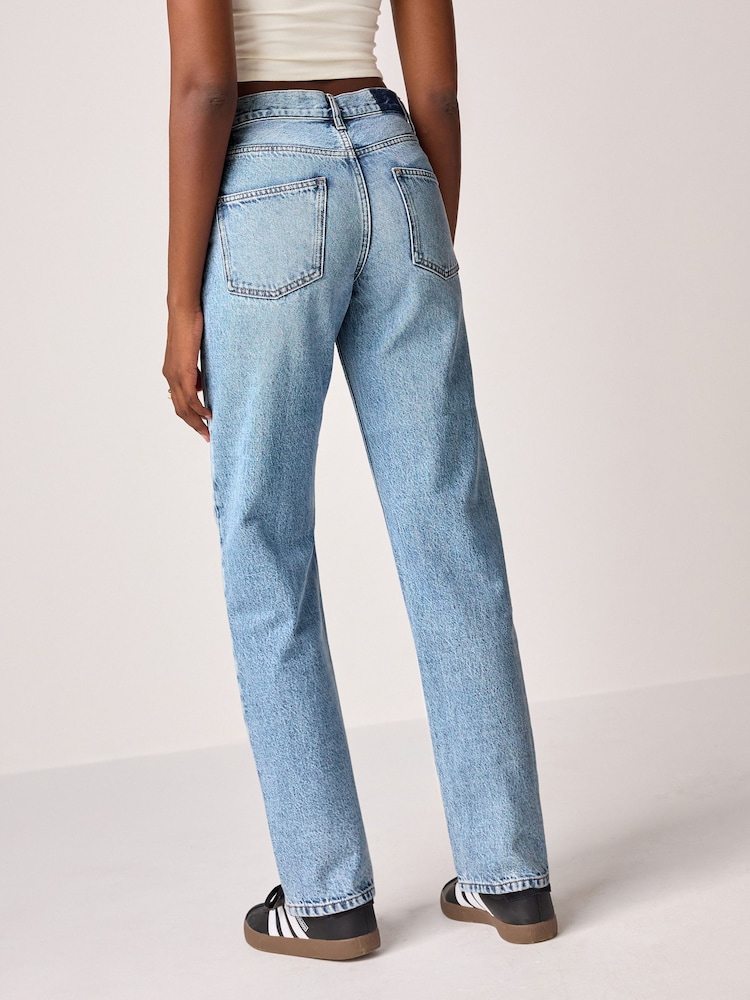 Mittelblau - Gerade geschnittene Jeans - Image 3 of 7