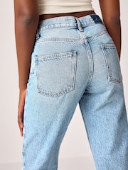 Mid Blue Rigid Straight Leg Jeans - Image 5 of 7