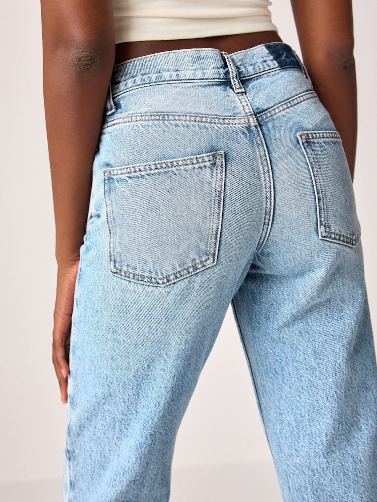 Mittelblau - Gerade geschnittene Jeans - Image 5 of 7
