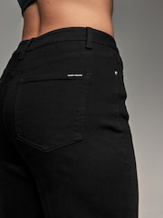 Black Wide Leg Hourglass Jeans - Image 5 of 7