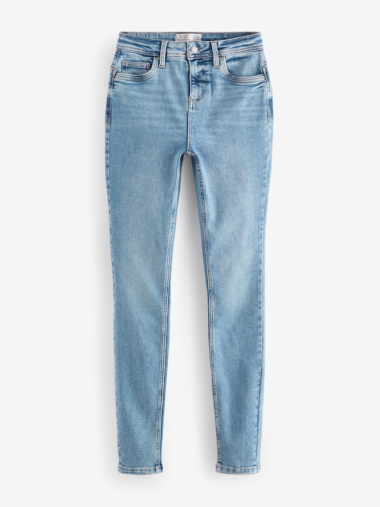 Mittelblau/Denim - Superweiche Hourglass-Jeans in Skinny Fit - Bild 1 von 2