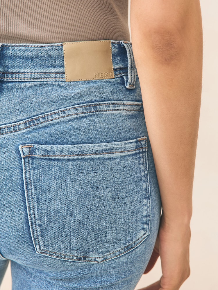 Denim Mid Blue Supersoft Skinny Hourglass Jeans - Image 5 of 7