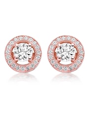 Beaverbrooks Sterling Silver Cubic Zirconia Stud Earrings - Image 1 of 3