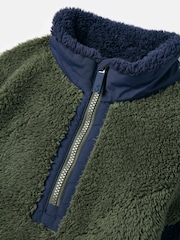 Joules Always Cosy fleece met korte rits voor jongens - Image 3 of 5