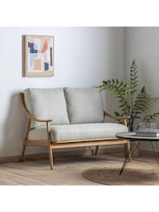 Gallery Home Natural Rawlins 2 Seater Sofa - Image 1 of 3