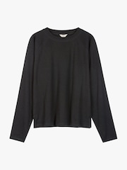Hush Black 100% Cotton Matilda Raglan Top - Image 5 of 5